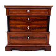Antique mahogany chest of drawers with drawers, Scandinavia, 2nd half of th