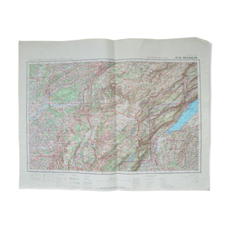 Carte n°42 Besançon édition de l'armée