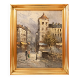 Tableau vue de Montmartre