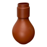 Minimalist German vase from the mid-century, Wormser Terra-Sigillata pottery, 1960s.