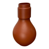 Vase minimaliste allemand du milieu du siècle, poterie Wormser Terra-Sigillata, années 1960