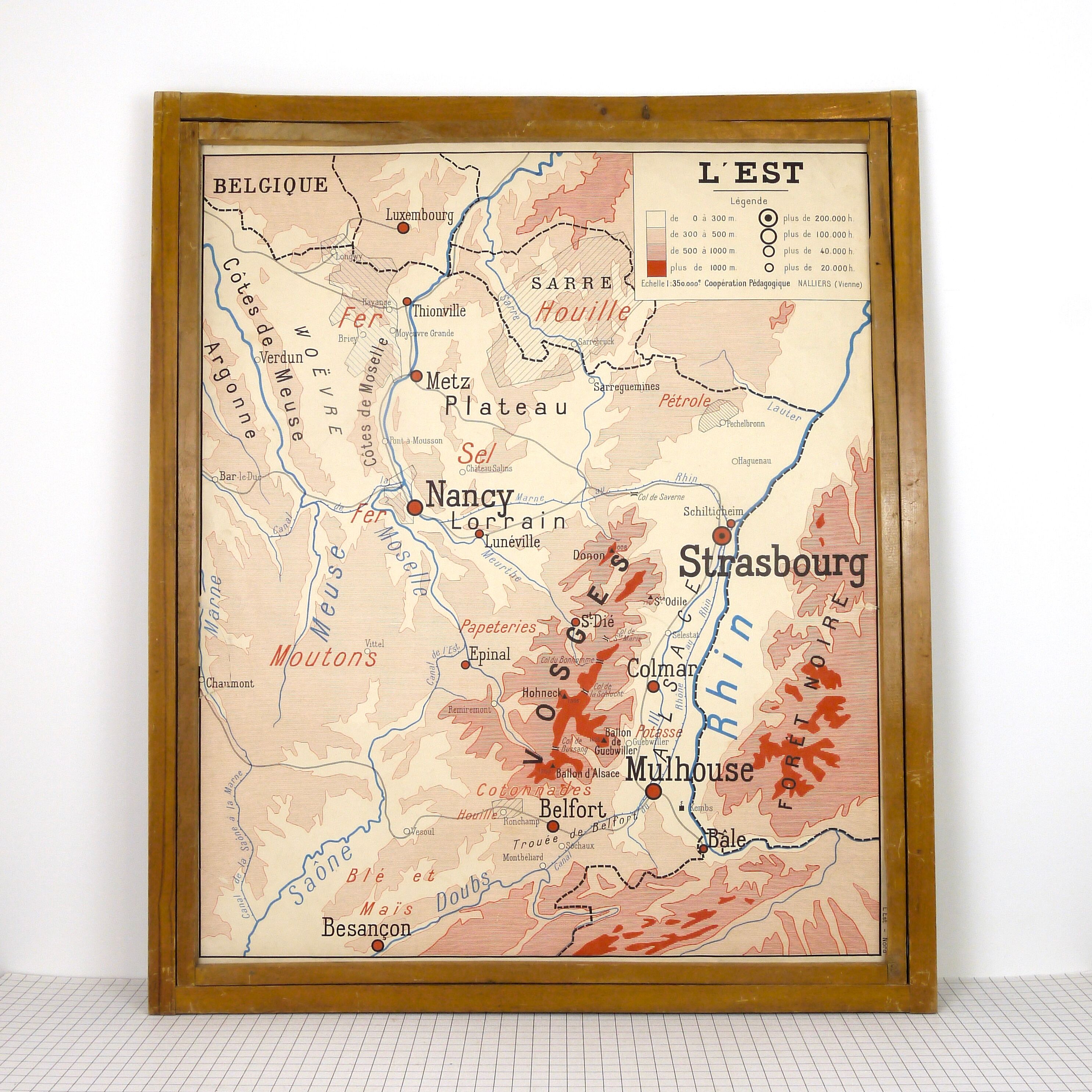 Map of geography - North and is