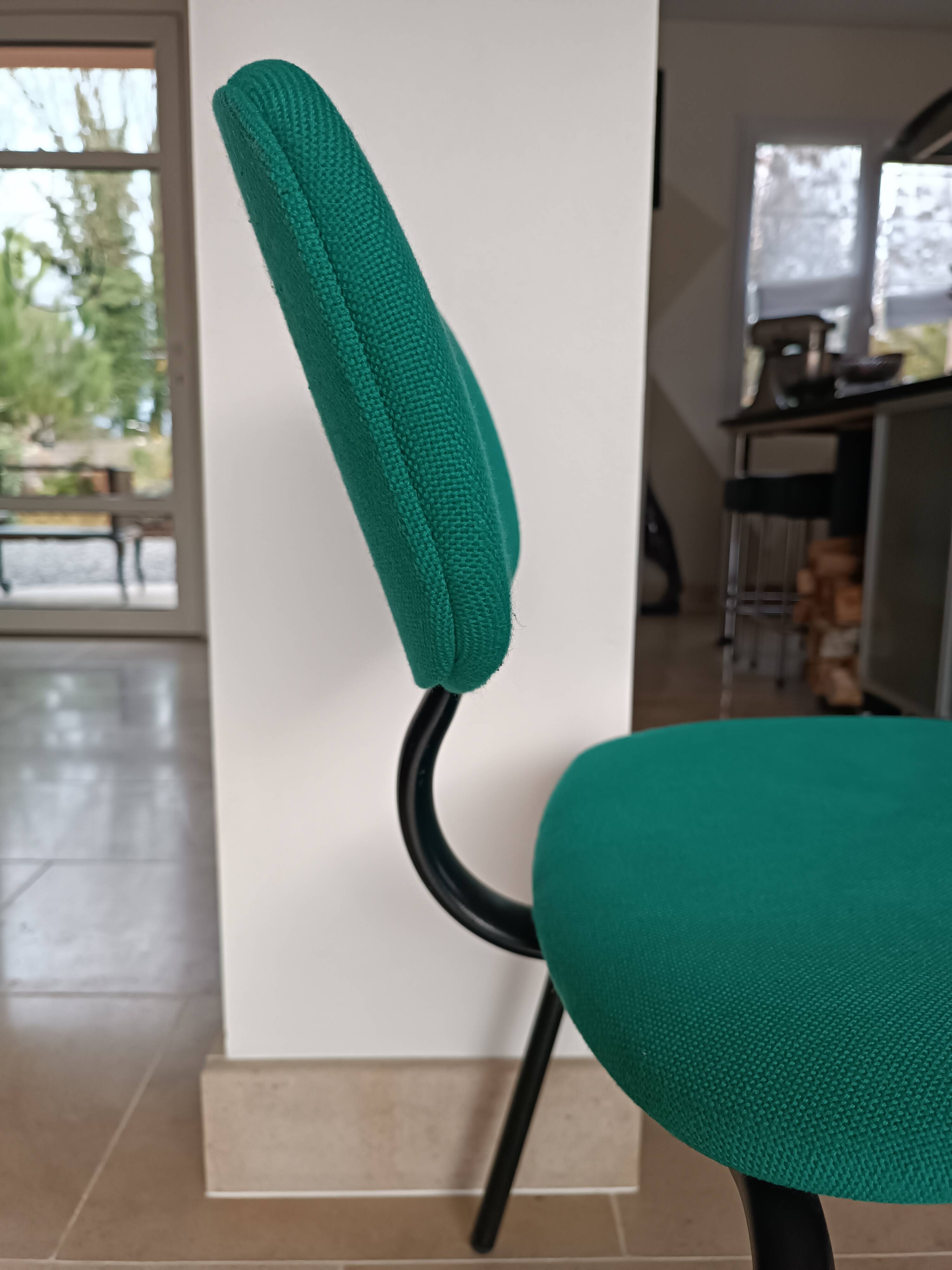 Strafor green chair, model 420-440