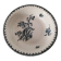 Large antique Gien hollow dish, Chardons blue model – fine 19th century earthenware