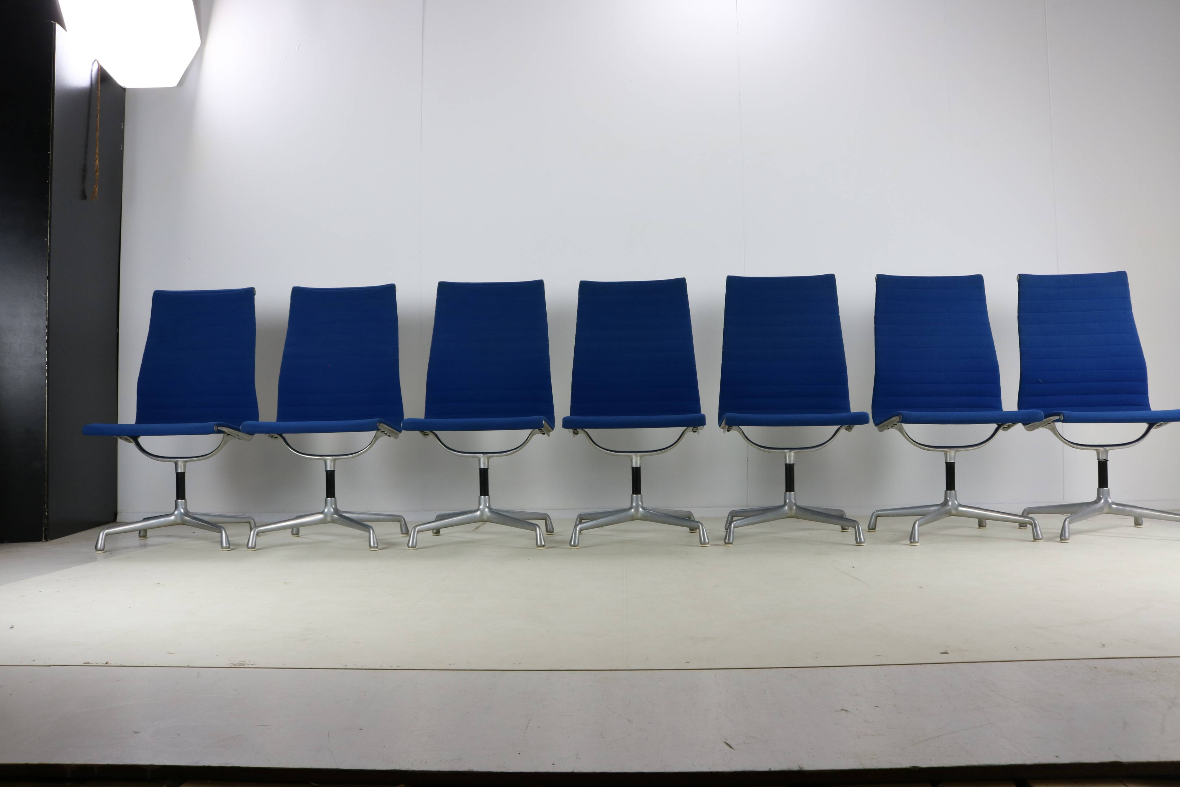 Set of seven office chairs by Charles Eames for Herman Miller Usa design
