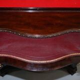 George III Library Thomas Chippendale in Hardwood on Serpentine Chest of Drawers