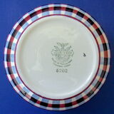 Bowl in earthenware stamped