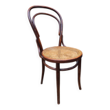 Brune 1904 bistro chair, curved wood, dark oak