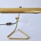 Rare Midcentury Brass Table or Desk Lamp OMI, Office or Bank, Germany, 1970s
