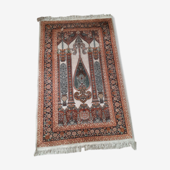 Tapis Indo persan au motif de myrab