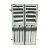 Ancient shutters has panel and slats in pine H155 cm