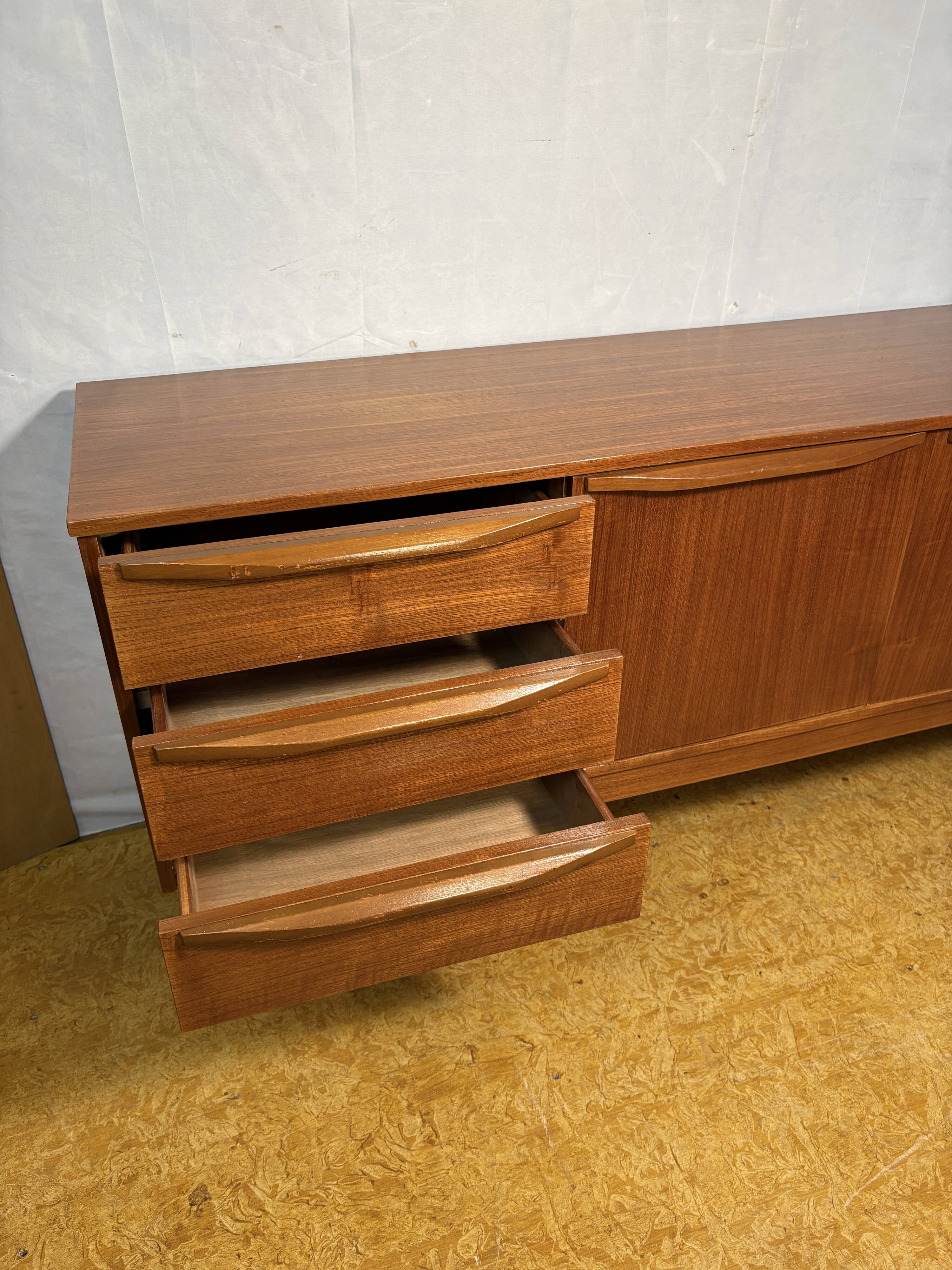 Stonehill Mid Century RetroTeak Sideboard British Design Icon ScandinavianD
