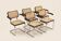 Superb black B64 armchair by Marcel Breuer (set of 5)
