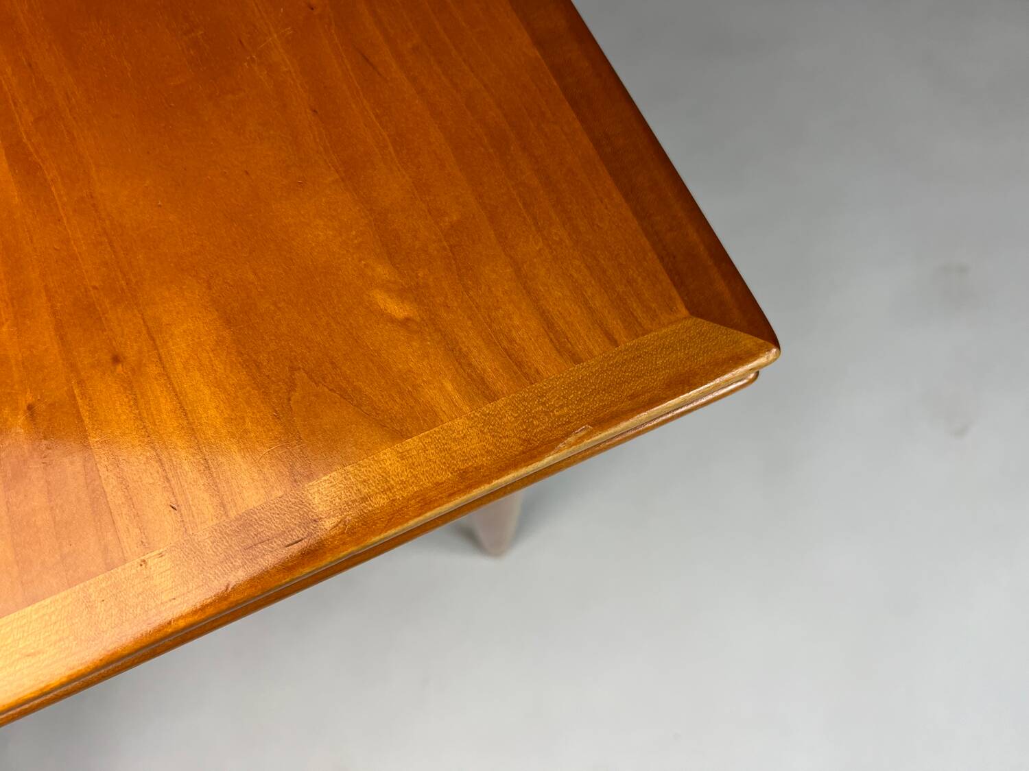 Vintage Cherrywood Dining Table Extendable 1960s Mid-Century