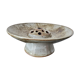 Cup pique flowers in sandstone signed
