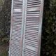 Pair of louvered shutters H220xW120cm