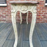 Louis XV style console patinated