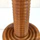 Vintage turned wood lamp base by Charles Dudouyt from the 1940s-1950s.