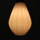 Suspension scandinave teck et verre opalin