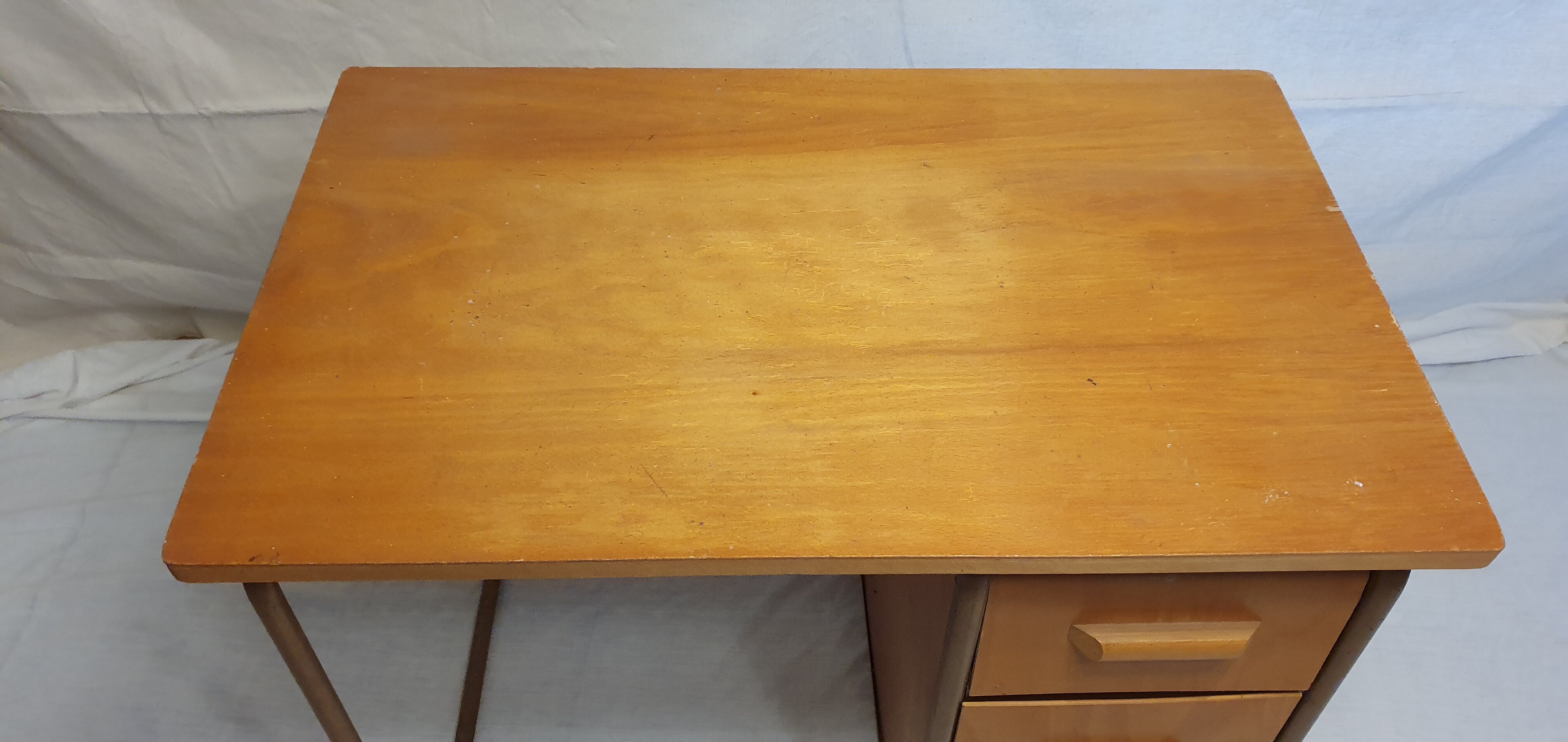Children's desk in wood and metal 1950