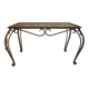 Vintage wrought iron coffee table / side table