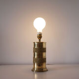 Vintage golden metal lamp foot