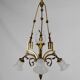 Lustre style Louis XVI Neoclassique en Bronze doré, France, Circa 1900