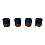 Verres à shots Brotzeit Studio Line allemands vintage en céramique de Rosenthal, lot de 4