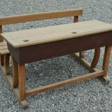 Wooden school desk