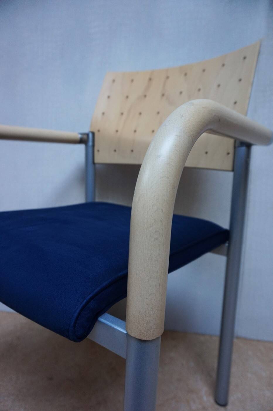 Set of 5 dining or conference chairs by Wiesner Hager and designed by Arge2