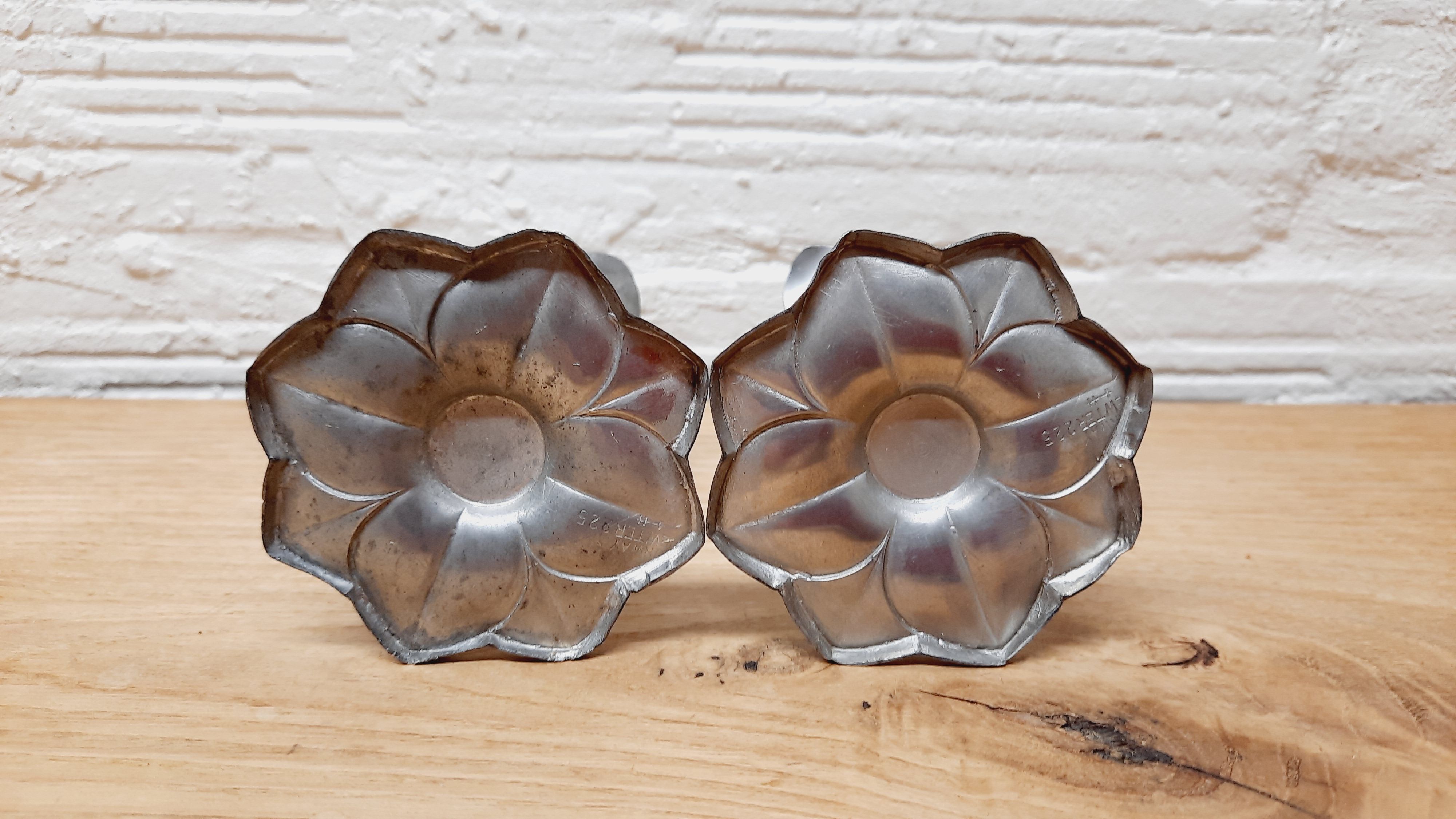 Paire bougeoirs scandinaves