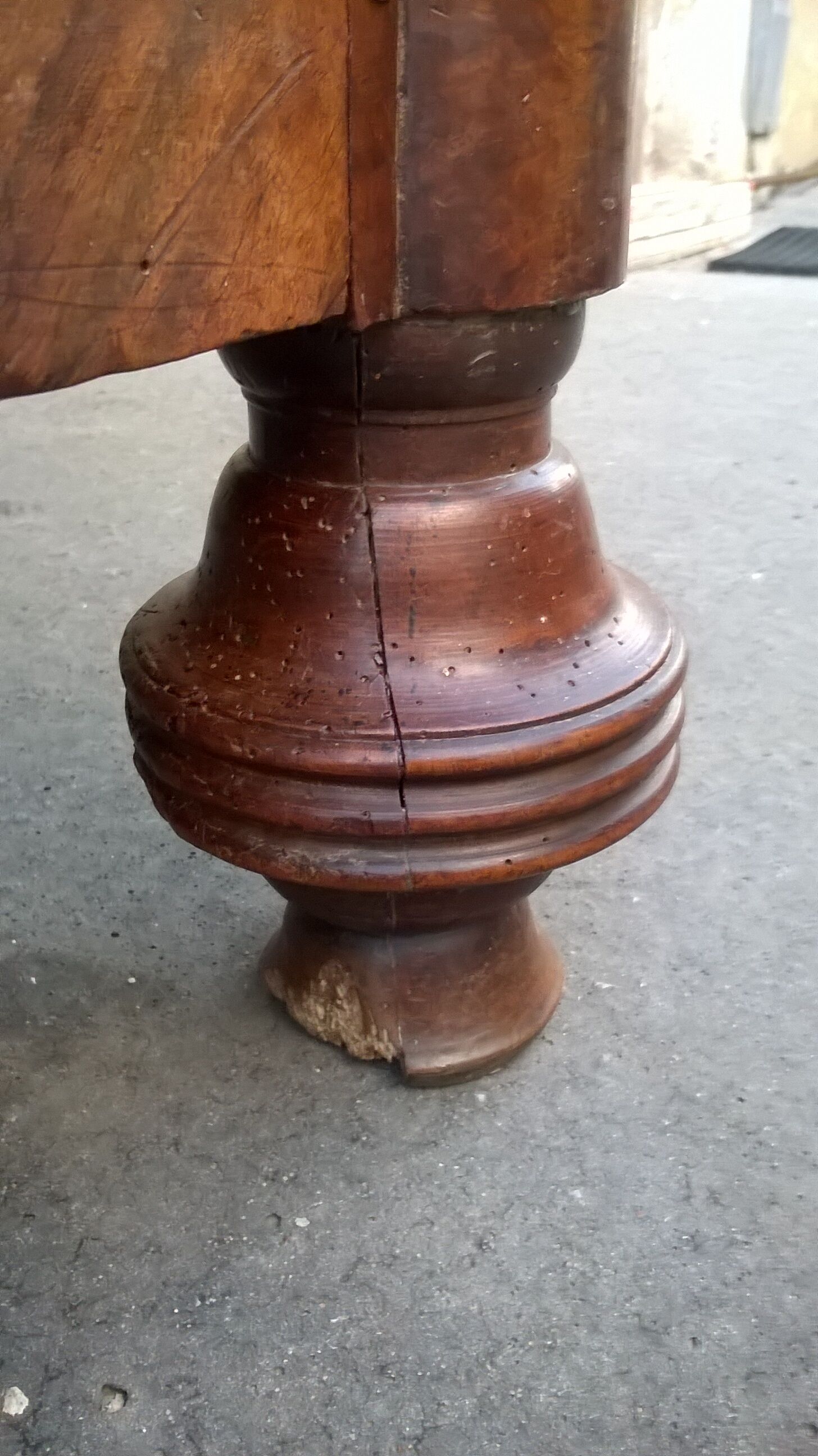 Old buffet two period walnut Empire bodies