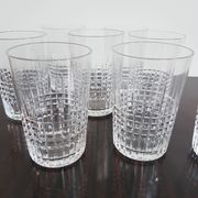 8 glasses whiskey (or glasses), Baccarat Crystal, model Nancy