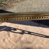 Console half moon gilded wood