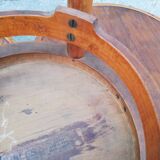 1900 brewery stools in curved wood