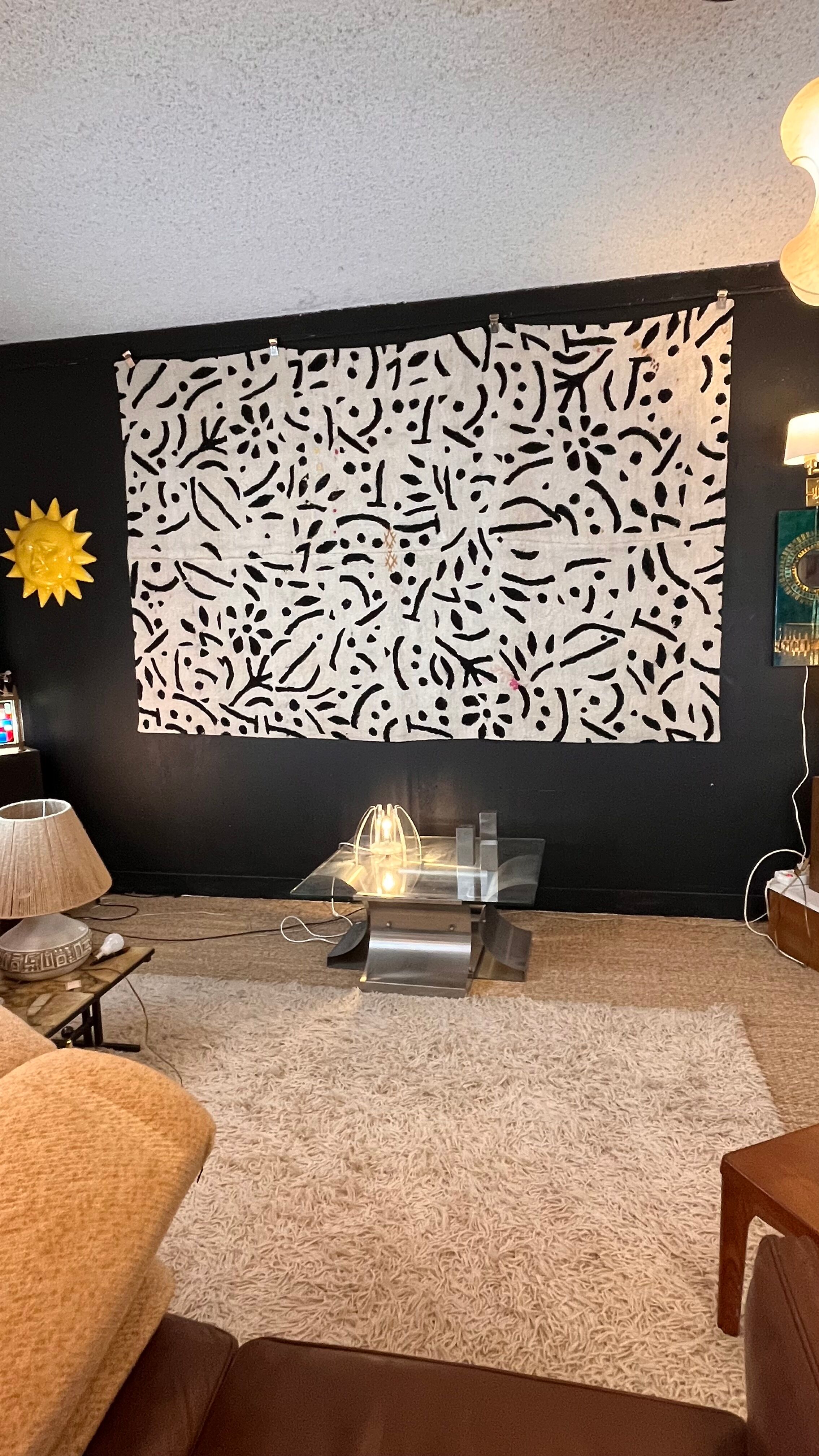 Contemporary carpet hemp abstract prints 281 x 185