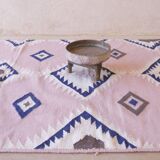 Pink Kilim Rug - 308 x 209 cm