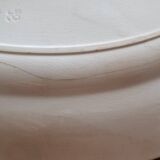 Plat ovale terre de fer Sarreguemines