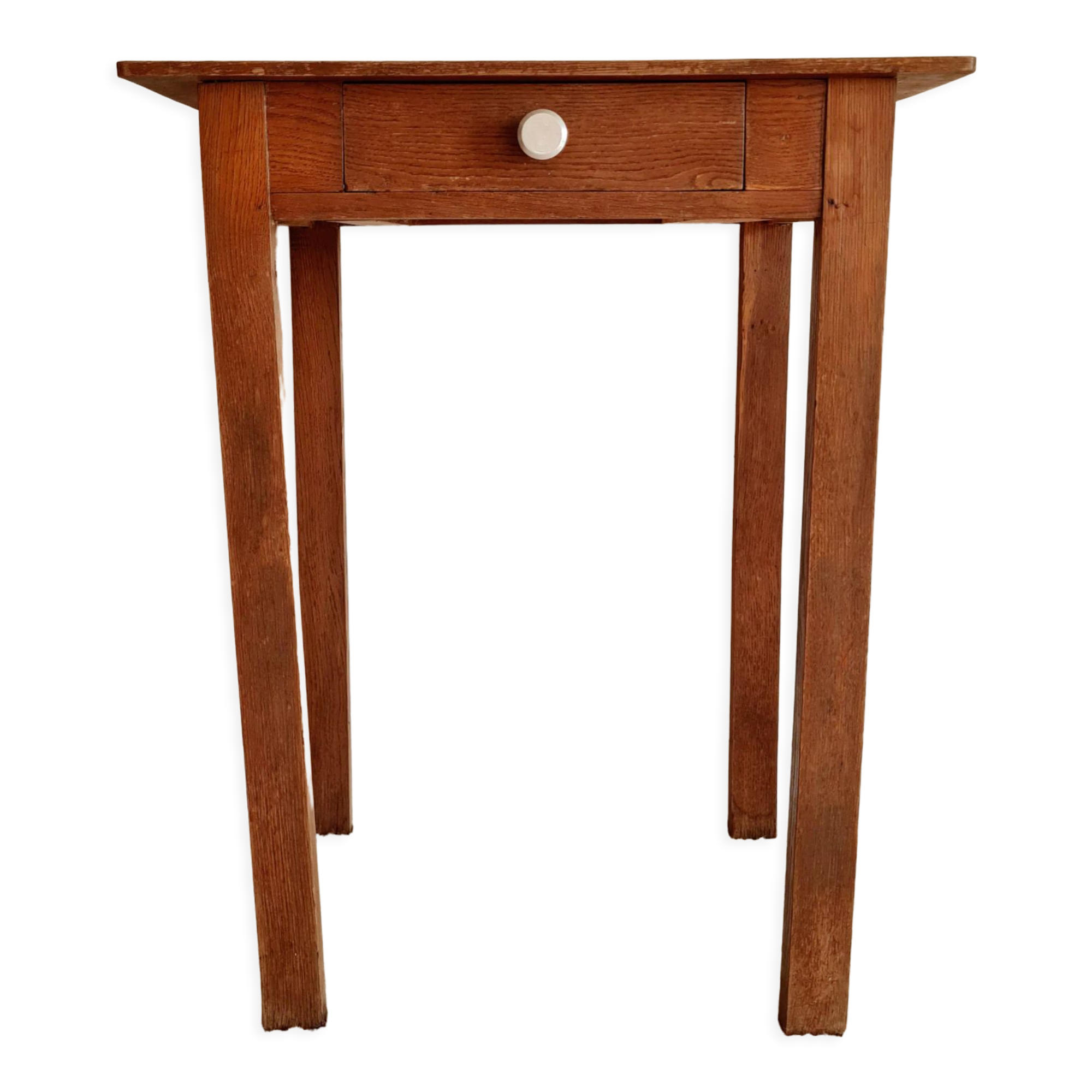 Wooden farmhouse table and drawer