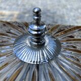 DKN Leuchte "sunburst" ceiling / wall light, RZB, two-tone, vintage, 1950s