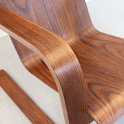 1930s modernist cantilever plywood armchair