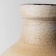 Vase en céramique XXL Scheurich avec un émail dégradé beige-brun, cruche avec anse, années 1970 Allemagne, décoration vintage de maison de campagne.