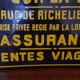 Plaque émaillée publicitaire " Cie assurance sur la vie... rentes viagères "  50x 42 cm