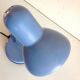 Blue metal desk lamp / vintage 70s-80s
