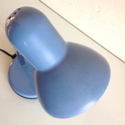 Lampe de bureau en métal bleu, années 70-80