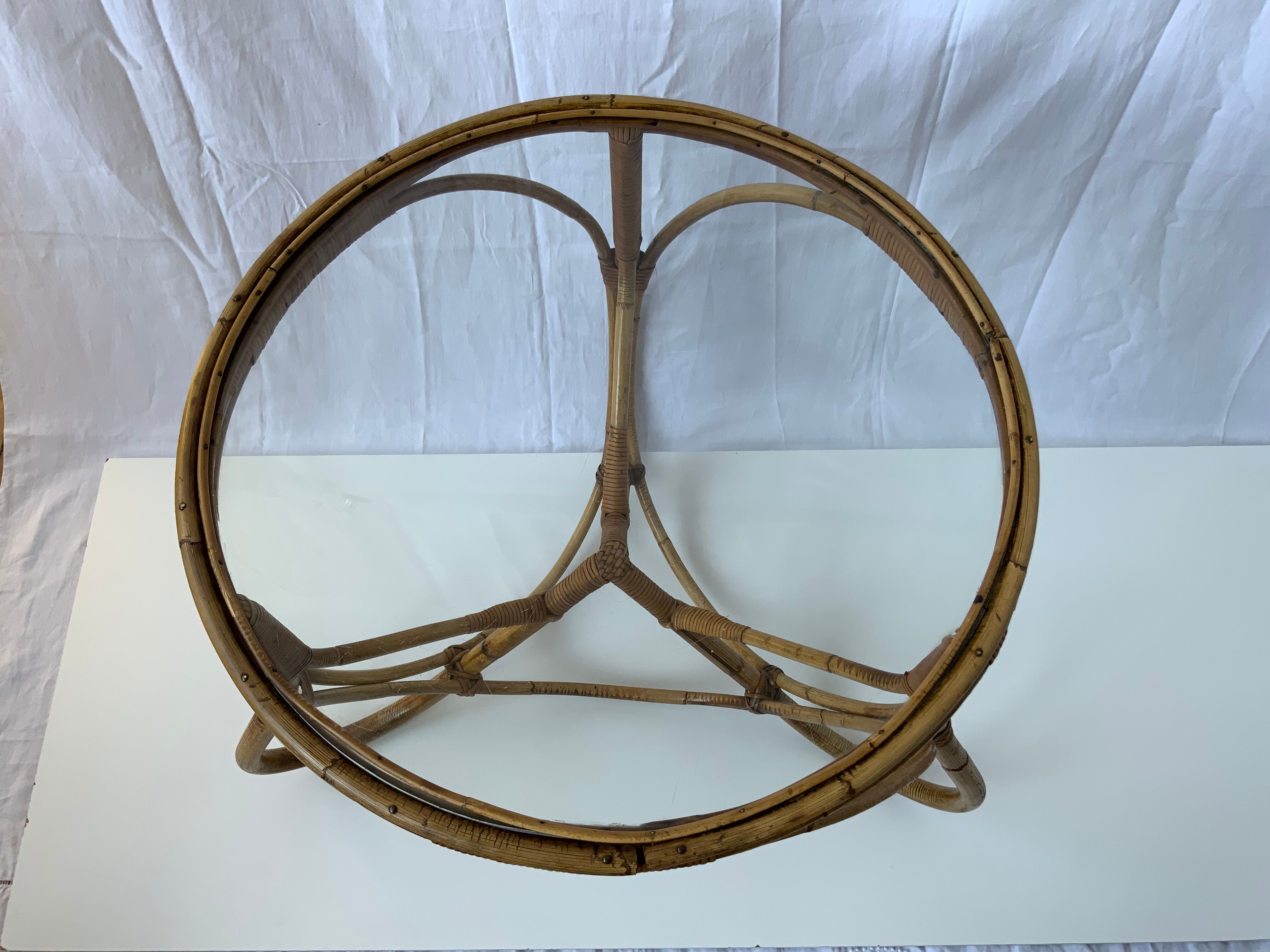 Rattan coffee table