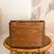 Antique solid pine chest - 41 x 25 x 20
