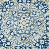 9x12 Antique 57s Classic Pattern Blue Persian Area Rug, 282x385Cm