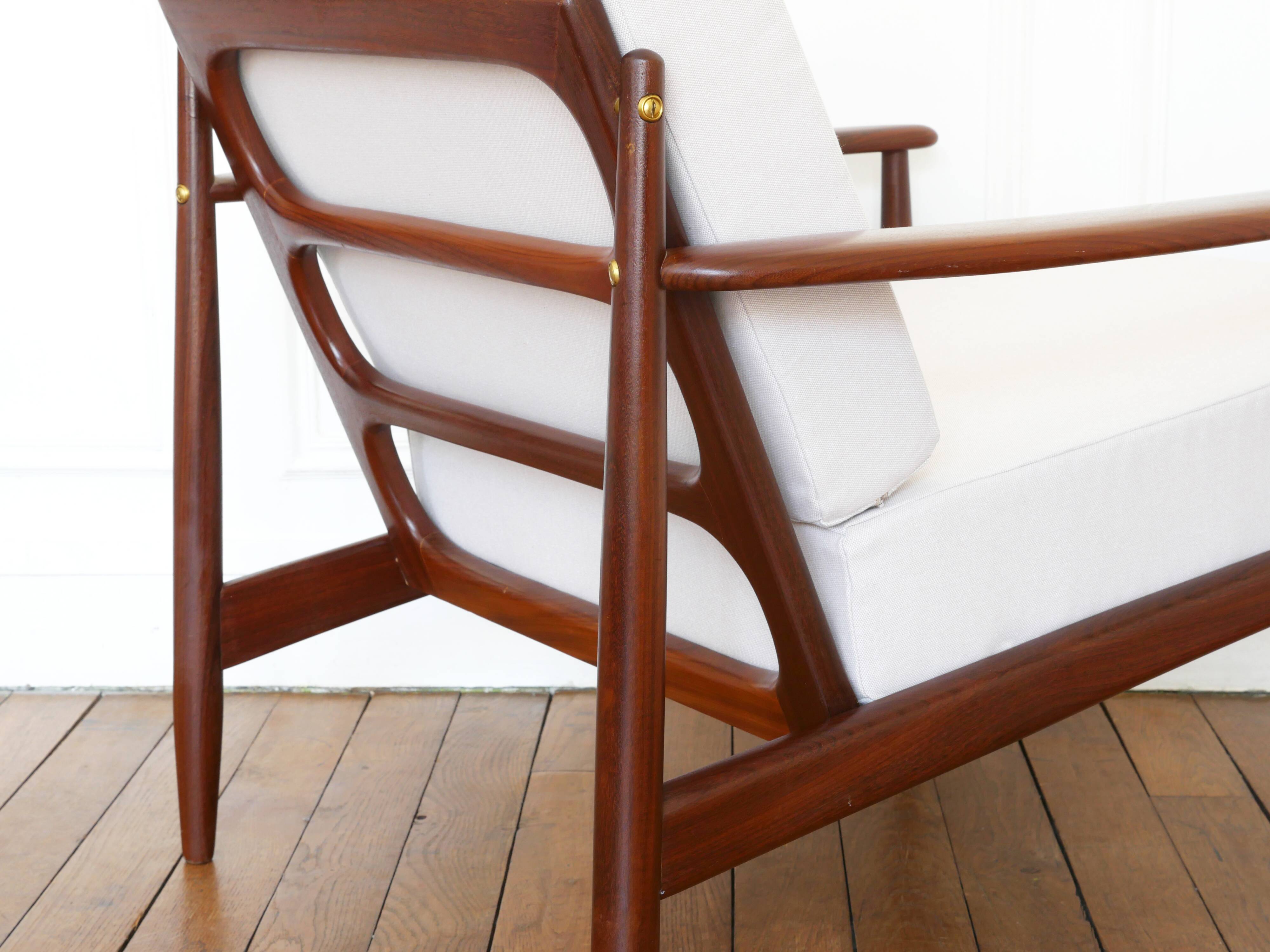 Grete jalk armchair - fabric, foam & straps: new