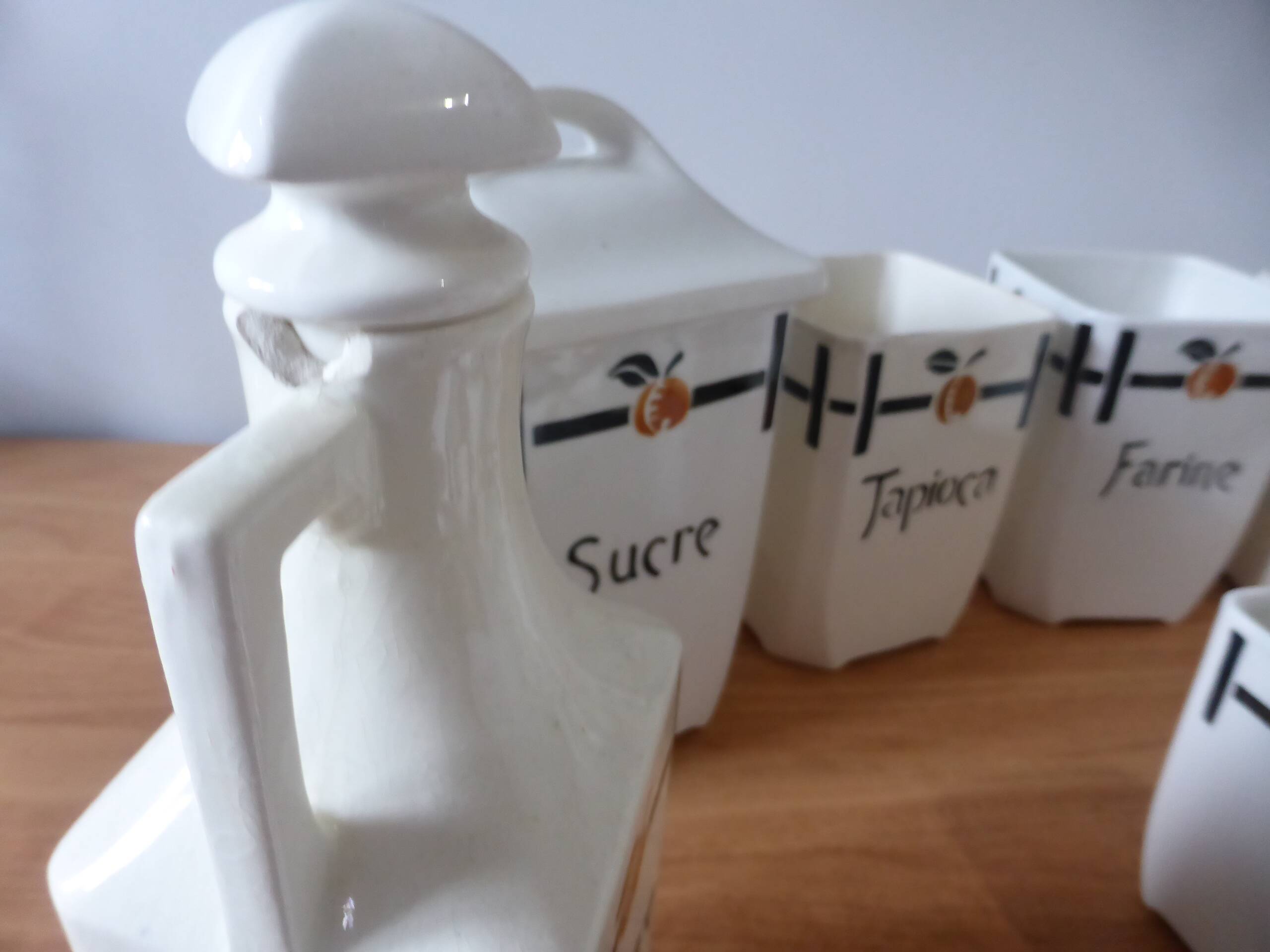15 vintage porcelain spice boxes from Badonviller 240561